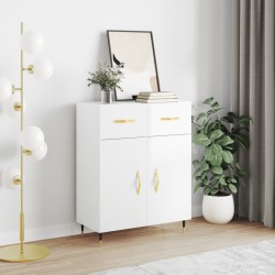 vidaXL Sideboard Hochglanz-Weiß 69,5x34x90 cm Holzwerkstoff