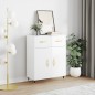 vidaXL Sideboard Hochglanz-Weiß 69,5x34x90 cm Holzwerkstoff vidaXL Sideboard Hochglanz-Weiß 69,5x34x90 cm Holzwerkstoff