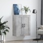 vidaXL Wandschrank Betongrau 69,5x34x90 cm Holzwerkstoff vidaXL Wandschrank Betongrau 69,5x34x90 cm Holzwerkstoff
