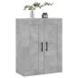 vidaXL Wandschrank Betongrau 69,5x34x90 cm Holzwerkstoff vidaXL Wandschrank Betongrau 69,5x34x90 cm Holzwerkstoff