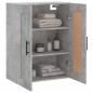 vidaXL Wandschrank Betongrau 69,5x34x90 cm Holzwerkstoff vidaXL Wandschrank Betongrau 69,5x34x90 cm Holzwerkstoff