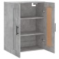 vidaXL Wandschrank Betongrau 69,5x34x90 cm Holzwerkstoff vidaXL Wandschrank Betongrau 69,5x34x90 cm Holzwerkstoff