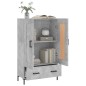 vidaXL Highboard Betongrau 69,5x31x115 cm Holzwerkstoff vidaXL Highboard Betongrau 69,5x31x115 cm Holzwerkstoff