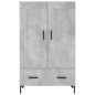 vidaXL Highboard Betongrau 69,5x31x115 cm Holzwerkstoff vidaXL Highboard Betongrau 69,5x31x115 cm Holzwerkstoff
