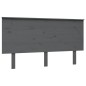 vidaXL Kopfteil Grau 144x6x82,5 Massivholz Kiefer vidaXL Kopfteil Grau 144x6x82,5 Massivholz Kiefer