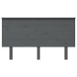 vidaXL Kopfteil Grau 144x6x82,5 Massivholz Kiefer vidaXL Kopfteil Grau 144x6x82,5 Massivholz Kiefer