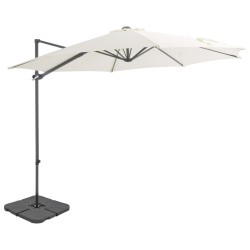 Sonnenschirm mit Schirmständer Sand