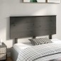 vidaXL Kopfteil Grau 144x6x82,5 Massivholz Kiefer vidaXL Kopfteil Grau 144x6x82,5 Massivholz Kiefer