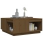 vidaXL Couchtisch Honigbraun 80x81x36,5 cm Massivholz Kiefer vidaXL Couchtisch Honigbraun 80x81x36,5 cm Massivholz Kiefer