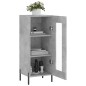 vidaXL Sideboard Betongrau 34,5x34x90 cm Holzwerkstoff vidaXL Sideboard Betongrau 34,5x34x90 cm Holzwerkstoff