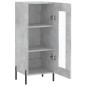 vidaXL Sideboard Betongrau 34,5x34x90 cm Holzwerkstoff vidaXL Sideboard Betongrau 34,5x34x90 cm Holzwerkstoff