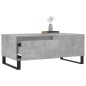 vidaXL Couchtisch Betongrau 90x50x36,5 cm Holzwerkstoff vidaXL Couchtisch Betongrau 90x50x36,5 cm Holzwerkstoff