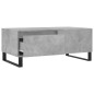 vidaXL Couchtisch Betongrau 90x50x36,5 cm Holzwerkstoff vidaXL Couchtisch Betongrau 90x50x36,5 cm Holzwerkstoff