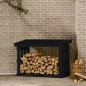 vidaXL Kaminholzregal Schwarz 108x64,5x77 cm Massivholz Kiefer vidaXL Kaminholzregal Schwarz 108x64,5x77 cm Massivholz Kiefer