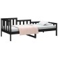 vidaXL Tagesbett Schwarz 80x200 cm Massivholz Kiefer vidaXL Tagesbett Schwarz 80x200 cm Massivholz Kiefer