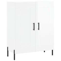 vidaXL Sideboard Hochglanz-Weiß 69,5x34x90 cm Holzwerkstoff