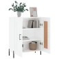 vidaXL Sideboard Hochglanz-Weiß 69,5x34x90 cm Holzwerkstoff vidaXL Sideboard Hochglanz-Weiß 69,5x34x90 cm Holzwerkstoff