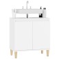 vidaXL Waschbeckenunterschrank Weiß 58x33x60 cm Holzwerkstoff vidaXL Waschbeckenunterschrank Weiß 58x33x60 cm Holzwerkstoff