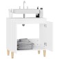 vidaXL Waschbeckenunterschrank Weiß 58x33x60 cm Holzwerkstoff vidaXL Waschbeckenunterschrank Weiß 58x33x60 cm Holzwerkstoff