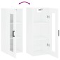 vidaXL Wandschrank Hochglanz-Weiß 34,5x34x90 cm vidaXL Wandschrank Hochglanz-Weiß 34,5x34x90 cm