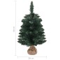 vidaXL Künstlicher Weihnachtsbaum mit Ständer Grün 60 cm PVC vidaXL Künstlicher Weihnachtsbaum mit Ständer Grün 60 cm PVC