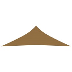 vidaXL Sonnensegel 160 g/m² Taupe 5x5x6 m HDPE