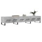 vidaXL TV-Schrank Betongrau 150x36x30 cm Holzwerkstoff vidaXL TV-Schrank Betongrau 150x36x30 cm Holzwerkstoff