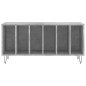 vidaXL Plattenschrank Betongrau 100x38x48 cm Holzwerkstoff vidaXL Plattenschrank Betongrau 100x38x48 cm Holzwerkstoff