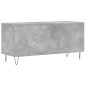 vidaXL Plattenschrank Betongrau 100x38x48 cm Holzwerkstoff vidaXL Plattenschrank Betongrau 100x38x48 cm Holzwerkstoff