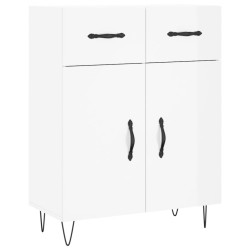 vidaXL Sideboard Hochglanz-Weiß 69,5x34x90 cm Holzwerkstoff