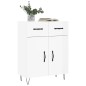 vidaXL Sideboard Hochglanz-Weiß 69,5x34x90 cm Holzwerkstoff vidaXL Sideboard Hochglanz-Weiß 69,5x34x90 cm Holzwerkstoff