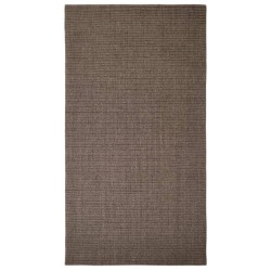 vidaXL Teppich Natur Sisal 80x150 cm Braun