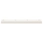 vidaXL Wandregale 2 Stk. Weiß 110x12x9 cm Massivholz Kiefer vidaXL Wandregale 2 Stk. Weiß 110x12x9 cm Massivholz Kiefer