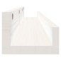 vidaXL Wandregale 2 Stk. Weiß 110x12x9 cm Massivholz Kiefer vidaXL Wandregale 2 Stk. Weiß 110x12x9 cm Massivholz Kiefer