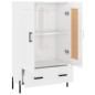 vidaXL Highboard Hochglanz-Weiß 69,5x31x115 cm Holzwerkstoff vidaXL Highboard Hochglanz-Weiß 69,5x31x115 cm Holzwerkstoff
