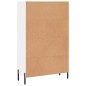 vidaXL Highboard Hochglanz-Weiß 69,5x31x115 cm Holzwerkstoff vidaXL Highboard Hochglanz-Weiß 69,5x31x115 cm Holzwerkstoff
