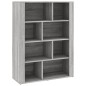 vidaXL Sideboard Grau Sonoma 80x30x106 cm Holzwerkstoff vidaXL Sideboard Grau Sonoma 80x30x106 cm Holzwerkstoff