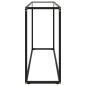 vidaXL Konsolentisch Transparent 120x35x75 cm Hartglas vidaXL Konsolentisch Transparent 120x35x75 cm Hartglas