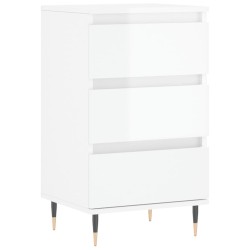 vidaXL Sideboard Hochglanz-Weiß 40x35x70 cm Holzwerkstoff
