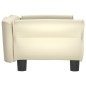 vidaXL Hundebett Creme 70x45x30 cm Kunstleder vidaXL Hundebett Creme 70x45x30 cm Kunstleder