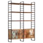 vidaXL Bücherregal 4 Ebenen 124x30x180 cm Altholz Massiv vidaXL Bücherregal 4 Ebenen 124x30x180 cm Altholz Massiv