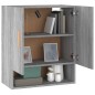 vidaXL Wandschrank Grau Sonoma 60x31x70 cm Holzwerkstoff vidaXL Wandschrank Grau Sonoma 60x31x70 cm Holzwerkstoff