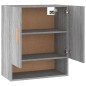 vidaXL Wandschrank Grau Sonoma 60x31x70 cm Holzwerkstoff vidaXL Wandschrank Grau Sonoma 60x31x70 cm Holzwerkstoff