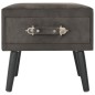 vidaXL Nachttische 2 Stk. Grau 40 x 35 x 40 cm Samt vidaXL Nachttische 2 Stk. Grau 40 x 35 x 40 cm Samt