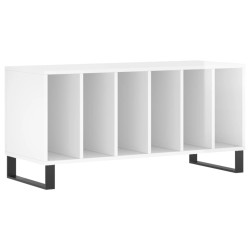 vidaXL Plattenschrank Hochglanz-Weiß 100x38x48 cm Holzwerkstoff