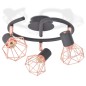 vidaXL Deckenstrahler mit 3 LED-Glühlampen 12 W vidaXL Deckenstrahler mit 3 LED-Glühlampen 12 W