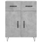 vidaXL Sideboard Betongrau 69,5x34x90 cm Holzwerkstoff vidaXL Sideboard Betongrau 69,5x34x90 cm Holzwerkstoff