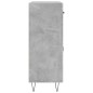 vidaXL Sideboard Betongrau 69,5x34x90 cm Holzwerkstoff vidaXL Sideboard Betongrau 69,5x34x90 cm Holzwerkstoff