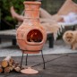 RedFire Garten-/Terrassen-Kamin Star Flower Ton Strohfarben 86037 RedFire Garten-/Terrassen-Kamin Star Flower Ton Strohfarben 86037