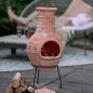RedFire Garten-/Terrassen-Kamin Star Flower Ton Strohfarben 86037 RedFire Garten-/Terrassen-Kamin Star Flower Ton Strohfarben 86037